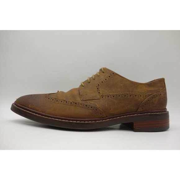 Cole Haan Grand OS Brown Leather Wingtip Dress Casual Oxfords Shoes Men\'s 10 M main image 5